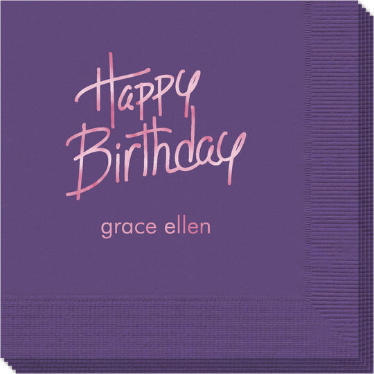 Fun Happy Birthday Napkins